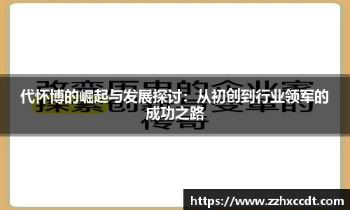 代怀博的崛起与发展探讨：从初创到行业领军的成功之路