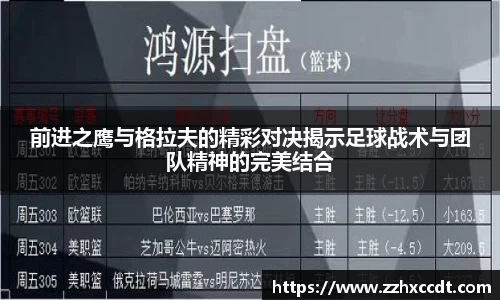 前进之鹰与格拉夫的精彩对决揭示足球战术与团队精神的完美结合